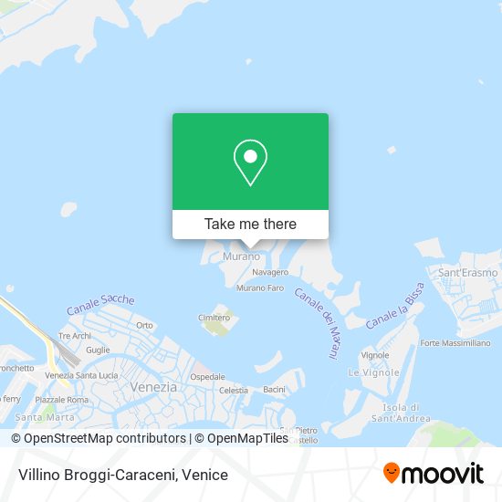 Villino Broggi-Caraceni map