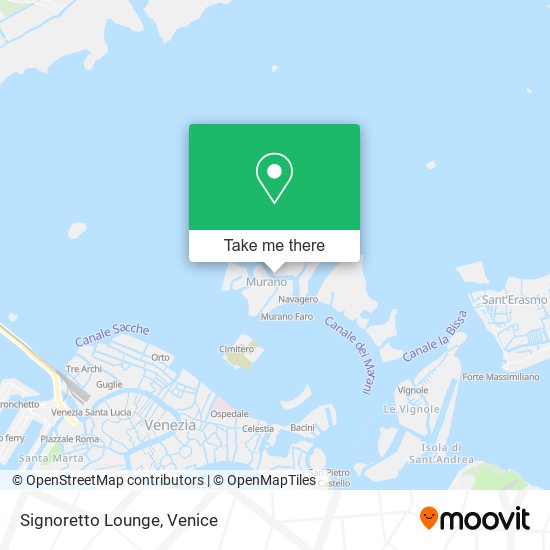 Signoretto Lounge map