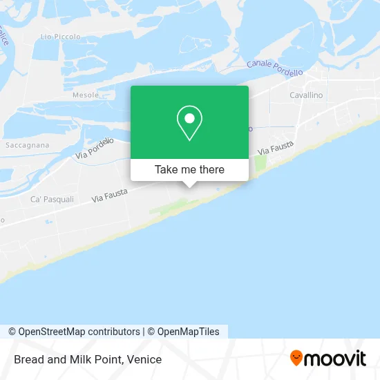 Bread and Milk Point map