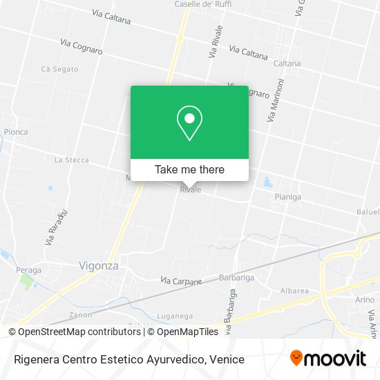 Rigenera Centro Estetico Ayurvedico map
