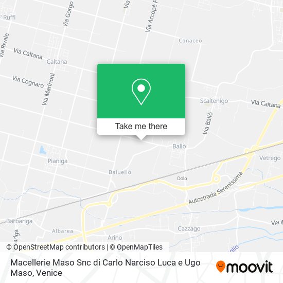 Macellerie Maso Snc di Carlo Narciso Luca e Ugo Maso map