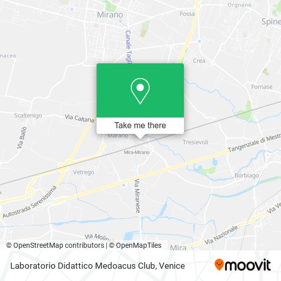 Laboratorio Didattico Medoacus Club map