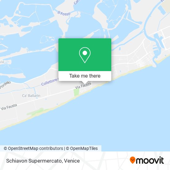Schiavon Supermercato map