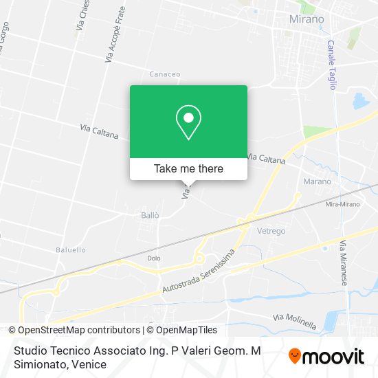 Studio Tecnico Associato Ing. P Valeri Geom. M Simionato map