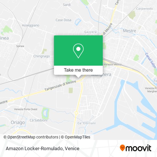 Amazon Locker-Romulado map