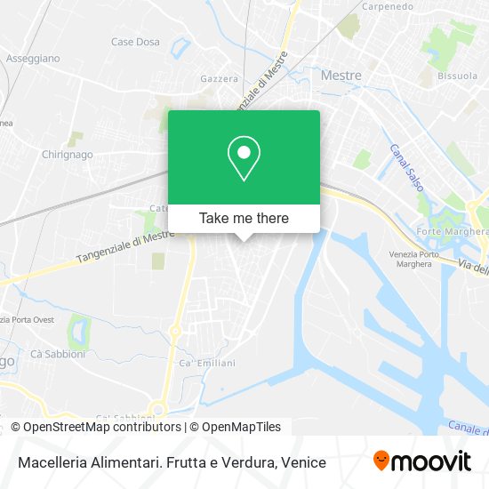 Macelleria Alimentari. Frutta e Verdura map