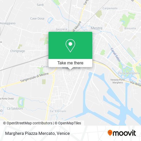 Marghera Piazza Mercato map