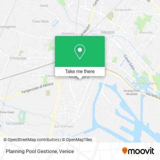 Planning Pool Gestione map