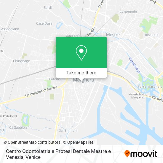 Centro Odontoiatria e Protesi Dentale Mestre e Venezia map