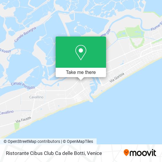 Ristorante Cibus Club Ca delle Botti map