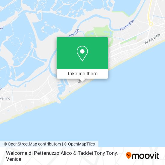 Welcome di Pettenuzzo Alico & Taddei Tony Tony map