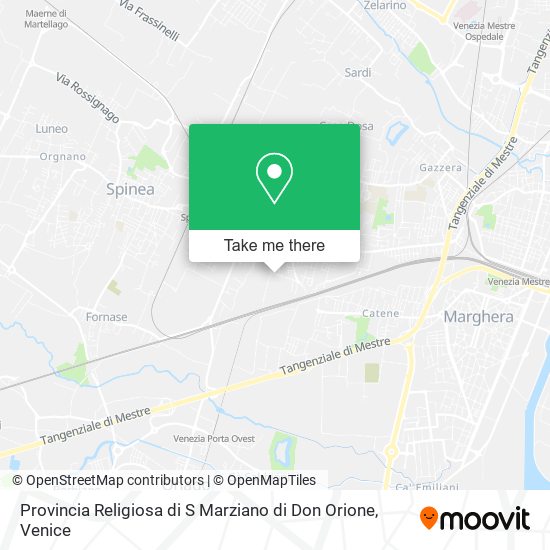 Provincia Religiosa di S Marziano di Don Orione map