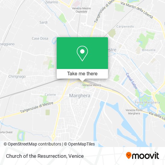 Church of the Resurrection map