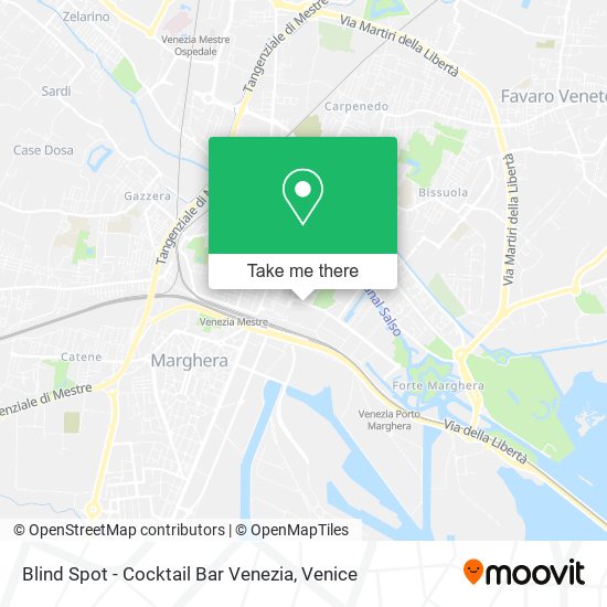 Blind Spot - Cocktail Bar Venezia map