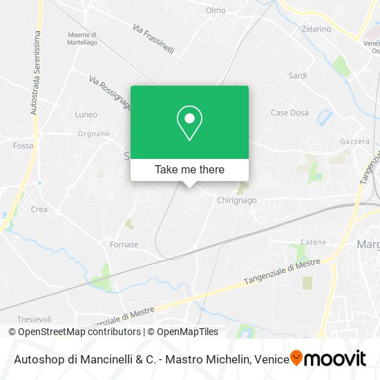 Autoshop di Mancinelli & C. - Mastro Michelin map