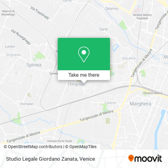 Studio Legale Giordano Zanata map