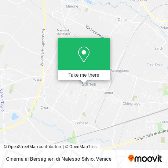 Cinema ai Bersaglieri di Nalesso Silvio map