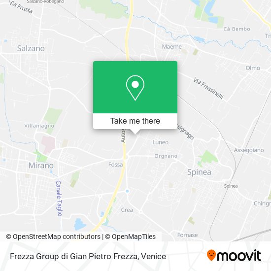 Frezza Group di Gian Pietro Frezza map