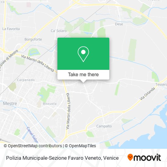 Polizia Municipale-Sezione Favaro Veneto map