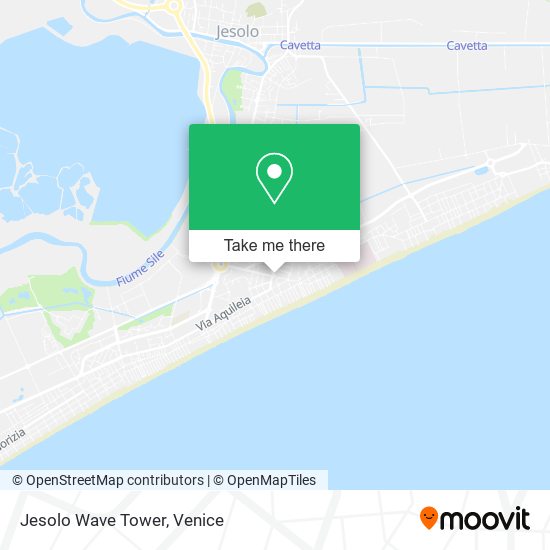 Jesolo Wave Tower map