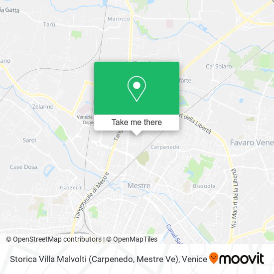 Storica Villa Malvolti (Carpenedo, Mestre Ve) map