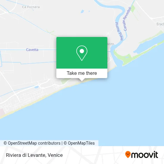 Riviera di Levante map