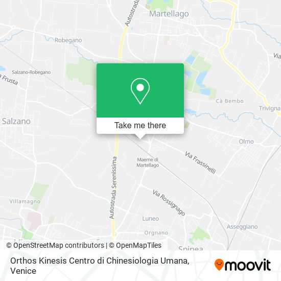 Orthos Kinesis Centro di Chinesiologia Umana map