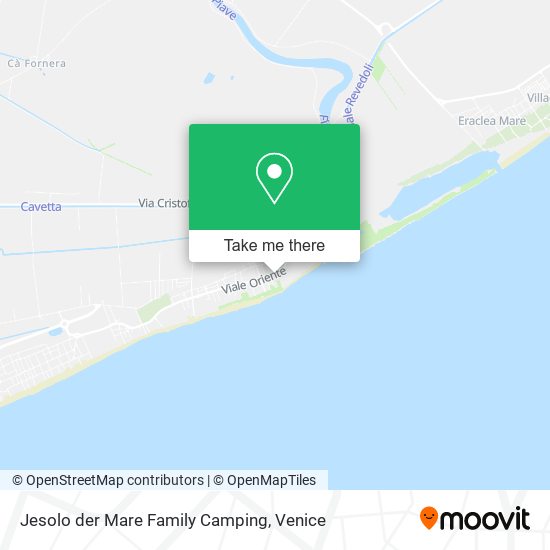 Jesolo der Mare Family Camping map