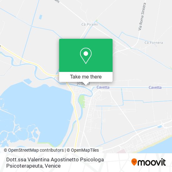 Dott.ssa Valentina Agostinetto Psicologa Psicoterapeuta map