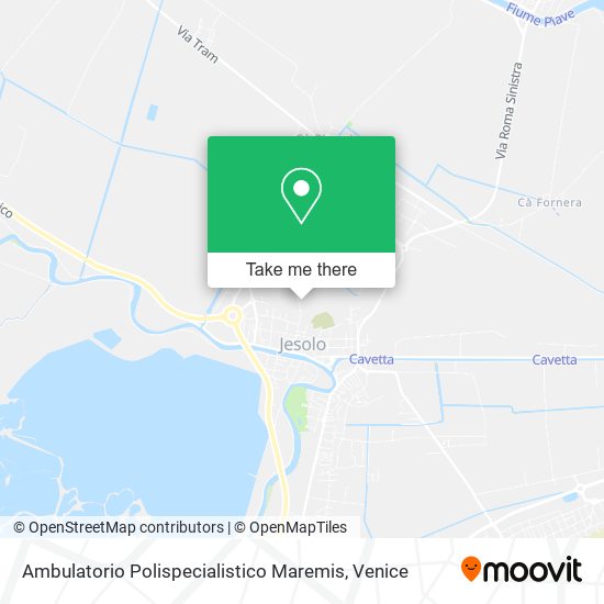 Ambulatorio Polispecialistico Maremis map