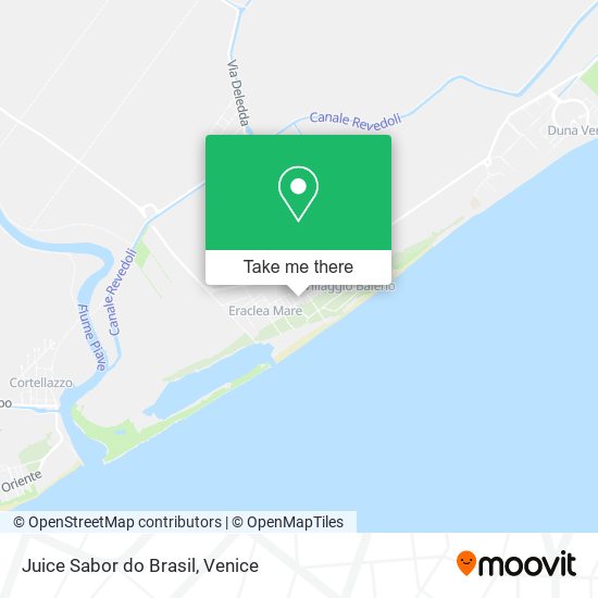 Juice Sabor do Brasil map