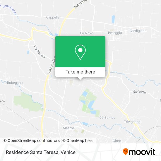 Residence Santa Teresa map