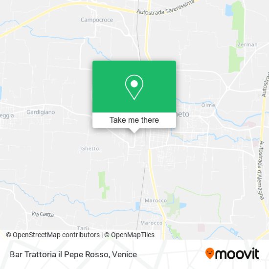 Bar Trattoria il Pepe Rosso map