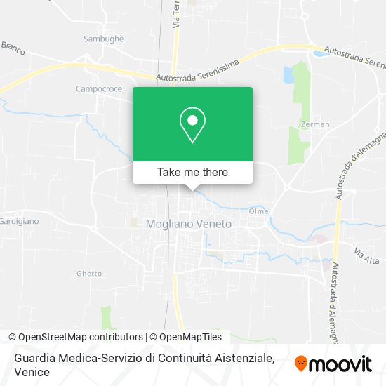 Guardia Medica-Servizio di Continuità Aistenziale map