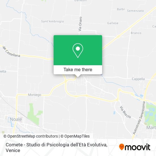 Comete - Studio di Psicologia dell'Età Evolutiva map