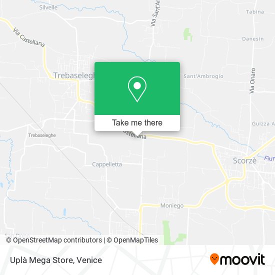 Uplà Mega Store map