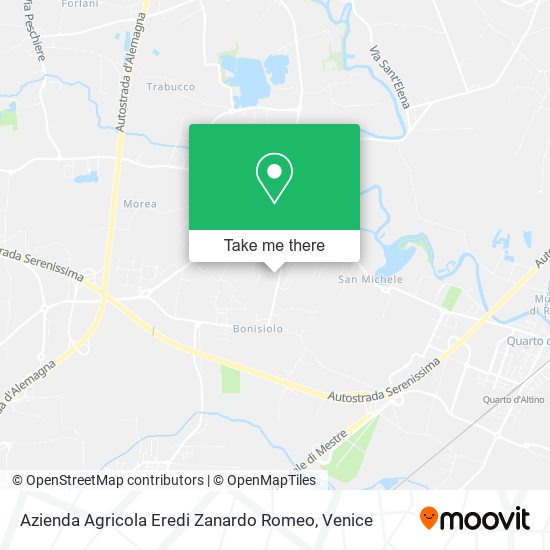Azienda Agricola Eredi Zanardo Romeo map