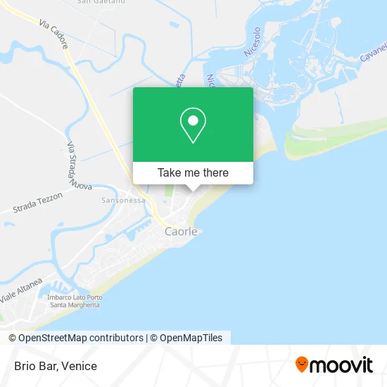 Brio Bar map