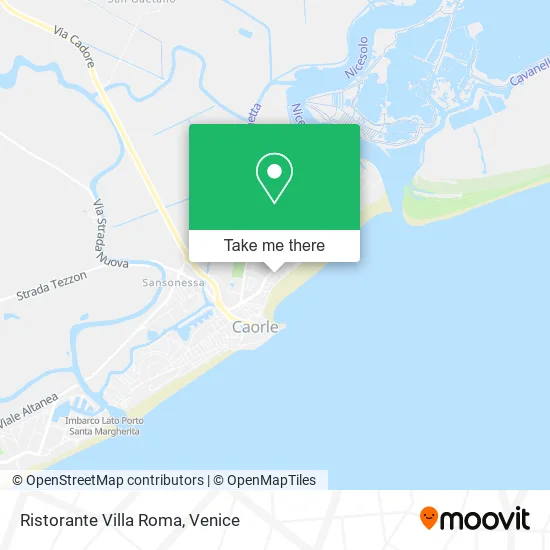 Villa Roma Restaurant map