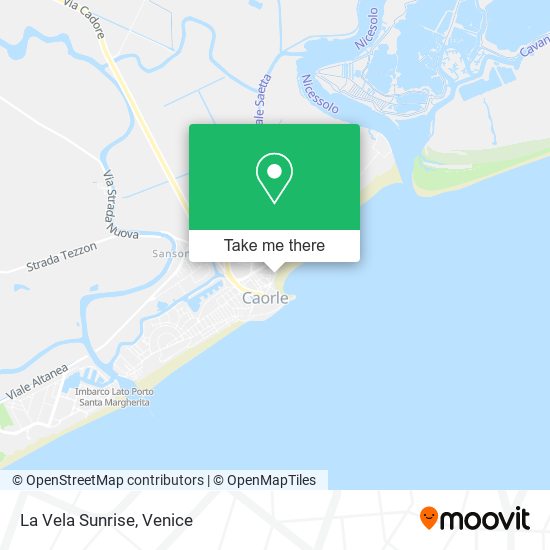 La Vela Sunrise map