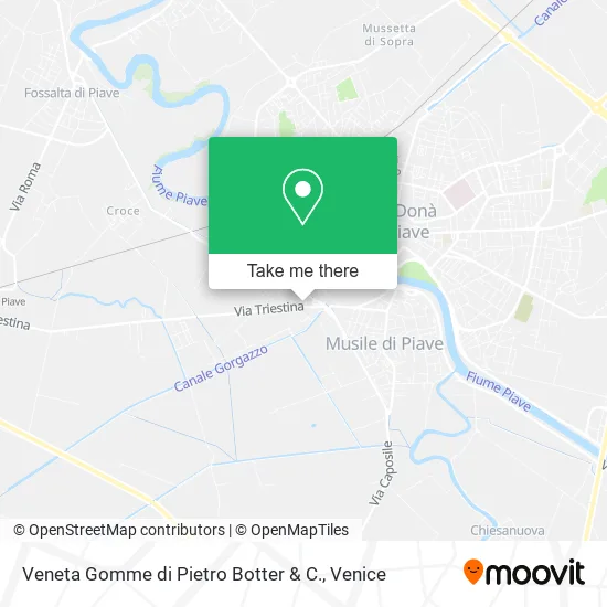 Veneta Gomme di Pietro Botter & C. map