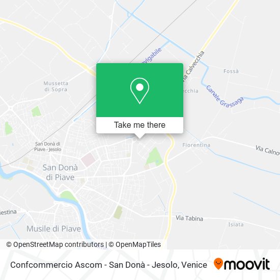 Confcommercio Ascom - San Donà - Jesolo map