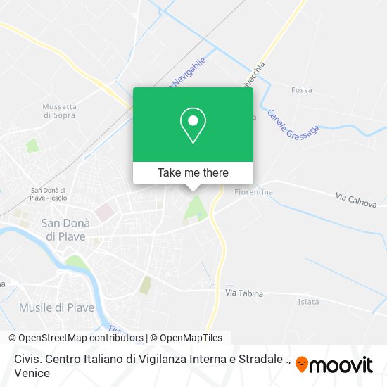 Civis. Centro Italiano di Vigilanza Interna e Stradale . map