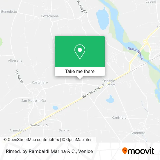 Rimed. by Rambaldi Marina & C. map