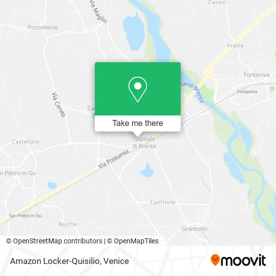 Amazon Locker-Quisilio map