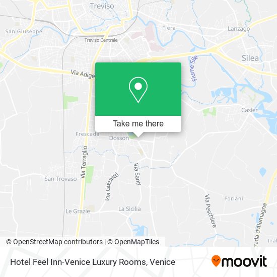 Hotel Feel Inn-Venice Luxury Rooms map