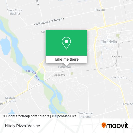 Hitaly Pizza map