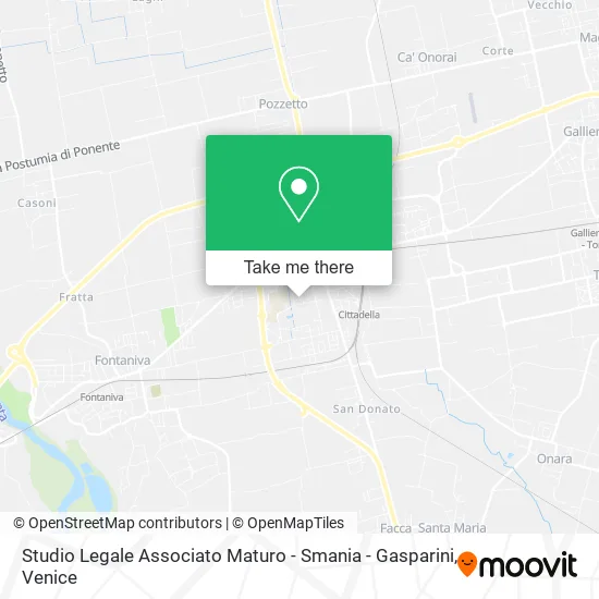Studio Legale Associato Maturo - Smania - Gasparini map