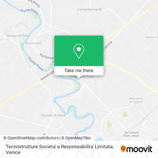 Tecnostrutture Societa' a Responsabilita' Limitata map