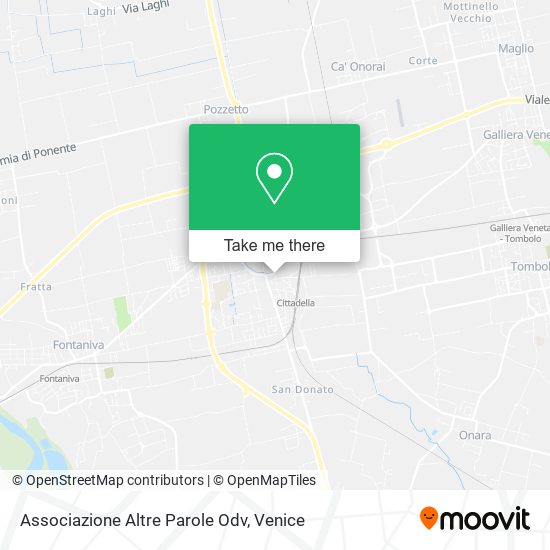 Associazione Altre Parole Odv map